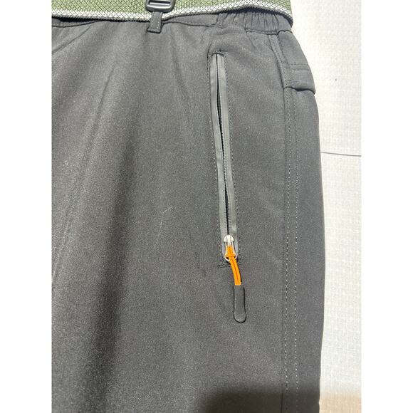 Camii Mia Men's Black Windproof Waterproof Soft Shell Hiking Pants Size 42x28 - Picture 6 of 8